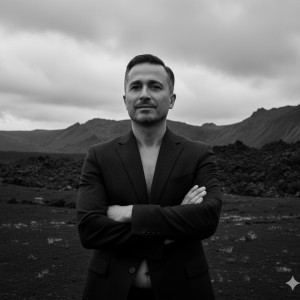 Dramatik Portre: Dağ Manzarasında Stoacı Genç Adam Çekimi